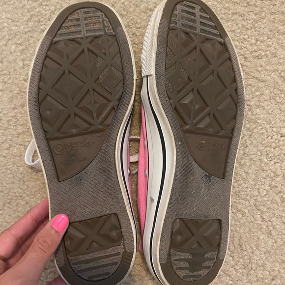 Pink Low Top Converse - Picture 3 of 3